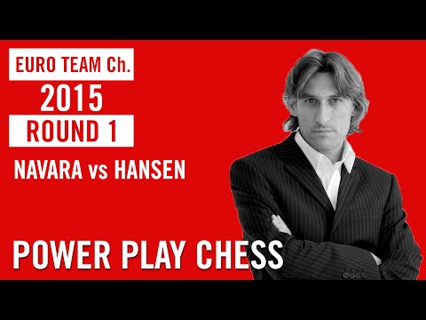 European Team Championship 2015 Reykjavik Round 1 Navara vs Hansen
