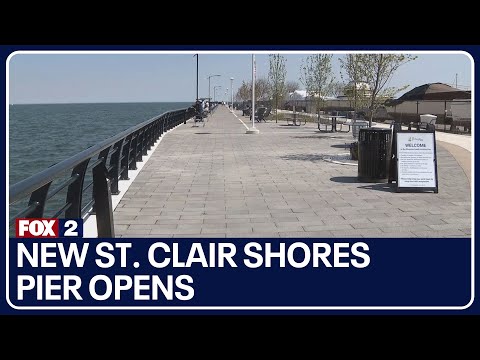 New St. Clair Shores pier opens