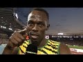 Usain Bolts message for Gabby Logan - BBC.