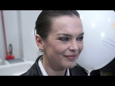 La bellissima Andrea Lehotska a Varese