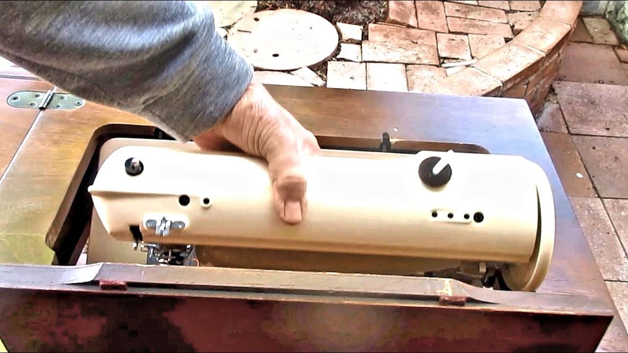 How to choose a cabinet and install a vintage Singer sewing machine