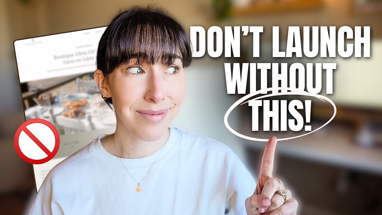 My Pre-Launch Website Checklist (Don't Skip These)