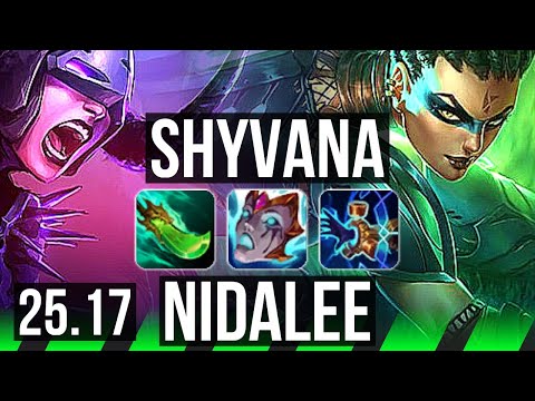 SHYVANA vs NIDALEE (JGL) | 6/2/9 | KR Master | 25.17