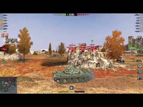 WoT Blitz Platoon Wz121-Foch 155 3 vs 7