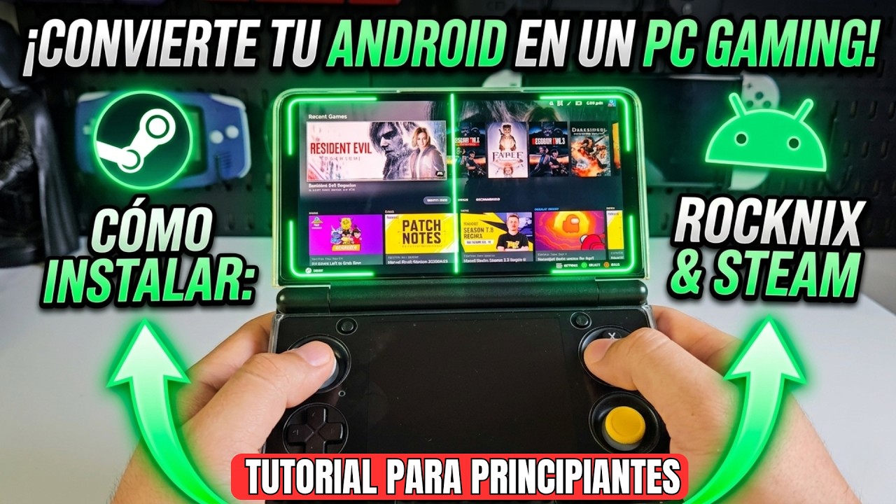 🚀 ROCKNIX + STEAM en Consola Android: Tutorial de Instalación