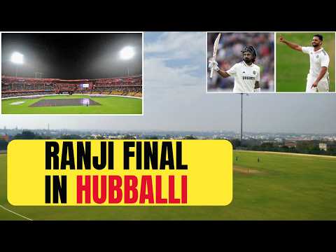 Why is the Karnataka vs Jammu and Kashmir Ranji Trophy final not played in Chinnaswamy stadium?