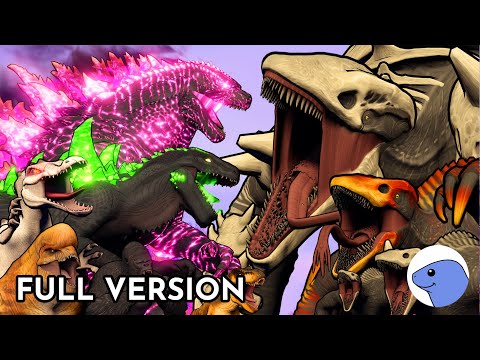Evolved Godzilla and Zilla Jr vs Legion of the Skullcrawlers | Animation (Full Version)
