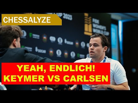 Ultimative Herausforderung! | Keymer vs Carlsen | Fide Worldcup 2023 Runde 4a