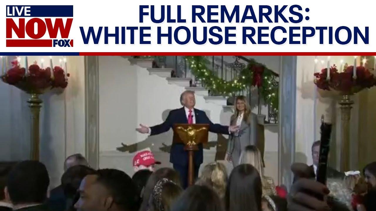 Full Remarks: White House Christmas reception