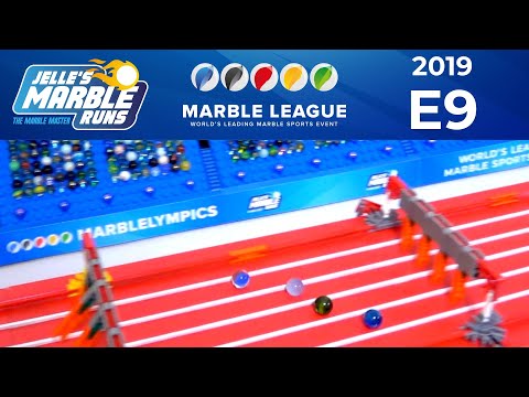 Marble Race: Marble League 2019 E9 - Hurdles Race