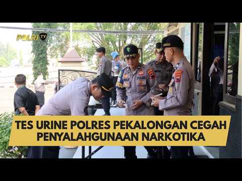 TES URINE POLRES PEKALONGAN CEGAH PENYALAHGUNAAN NARKOTIKA