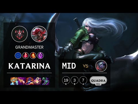 Katarina Mid vs Tristana - EUW Grandmaster Patch 11.13