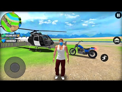 US Police Helicopter And Bike Driving in Open World Simulator - Android Gameplay