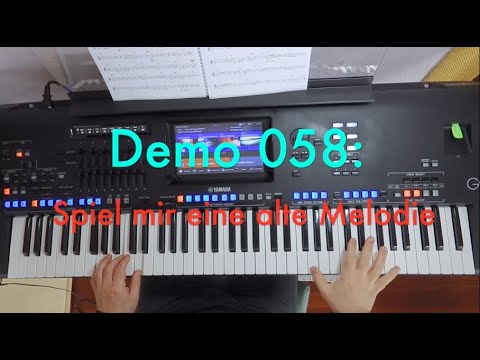 Yamaha Genos Demo 058  Spiel mir eine alte Melodie