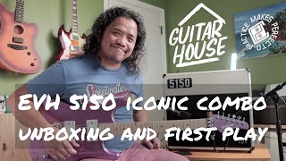 Video thumbnail for EVH 5150 Iconic Series Combo Amp Unboxing and First Play! Guitar House 2022 #guitarhouse by Perfecto De Castro