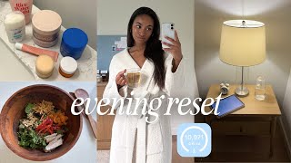 EVENING RESET | solo night in, healthy dinner recipe, productive habits & post work night routine