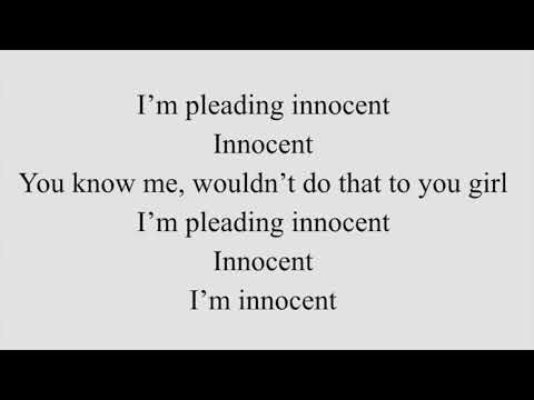 Innocent Written by Bruno Mars - Lyric Video (studio version)