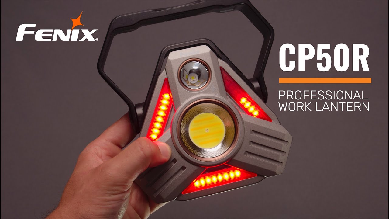 Fenix CP50R Professional Work Lantern - 5500 Max Lumens - Features and Operational Overview