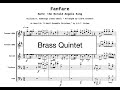 Fanfare, Hark the Herald Angels Sing - [Long Version] for Brass Quintet  [BMI]