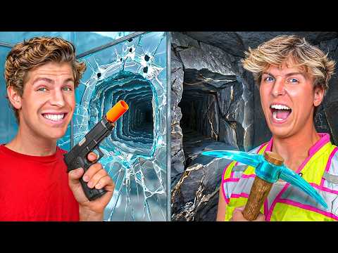 Escaping 100 Layers of GLASS vs ROCK!