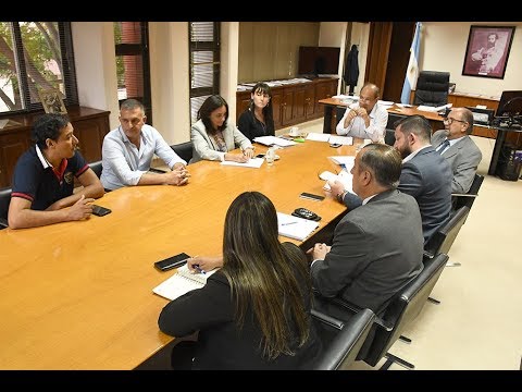 Funcionarios provinciales con legisladores del departamento Orán