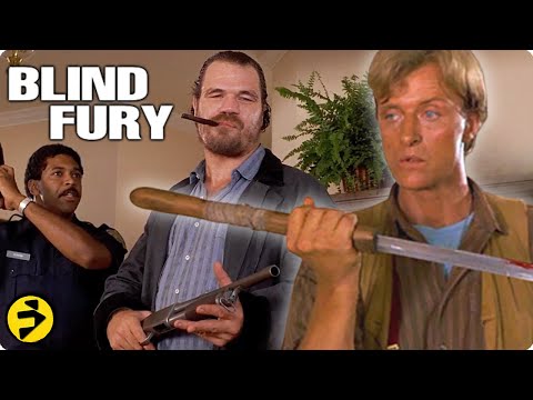 Rutger Hauer vs  Corrupt Cops | BLIND FURY