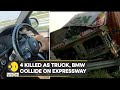 Four Killed As Truck BMW Collide On Purvanchal Expressway World Latest English News WION