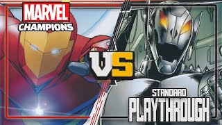 Iron Man vs Standard Ultron - Marvel Champions True Solo Playthrough