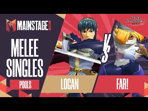 Logan vs Far! - Melee Singles: Pools R2 - Mainstage 2021 | Marth vs Sheik