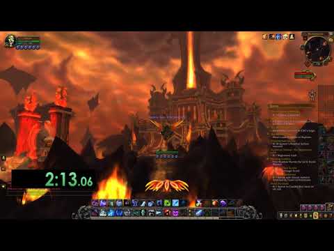 How to quick kill Ragnaros ~ World of Warcraft Firelands Any% speedrun
