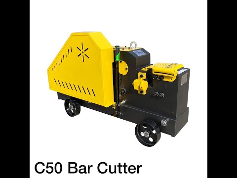 BLUELINE Bar Cutting C-50/GQ50 With Base Frame &  Starter (upto 40mm)