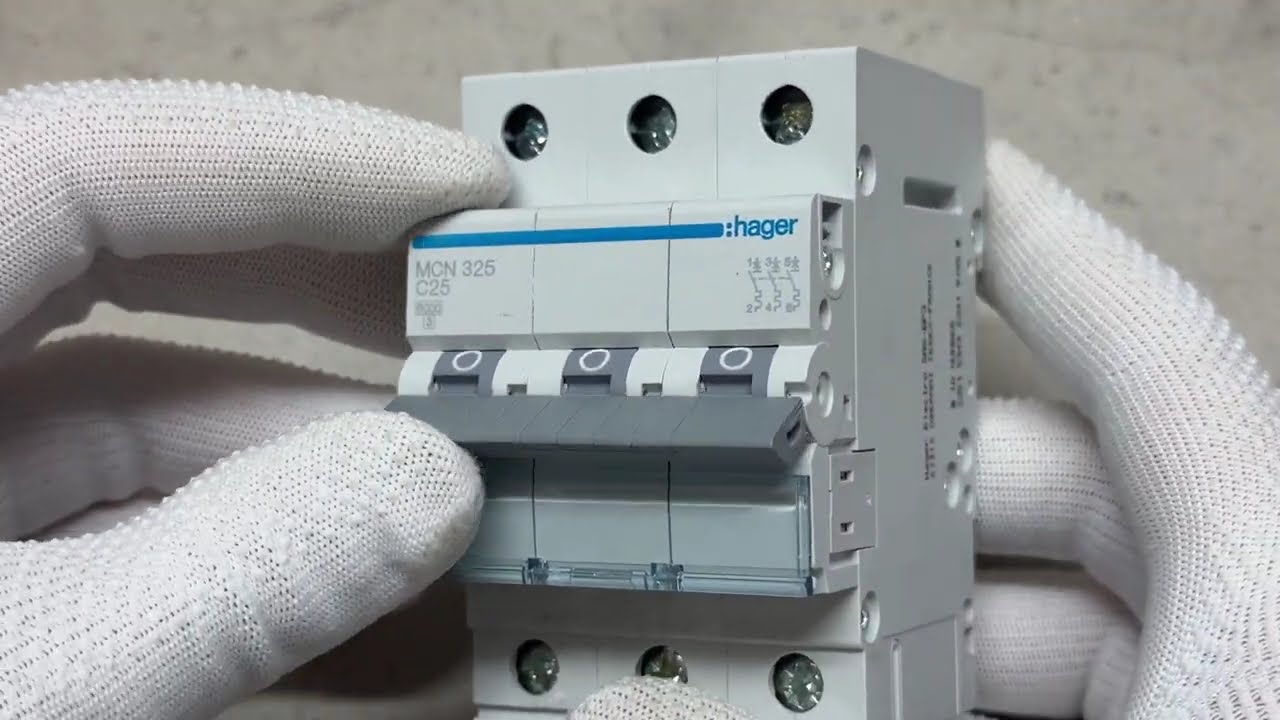 Автоматический выключатель Hager MCN325 С 3p 25А