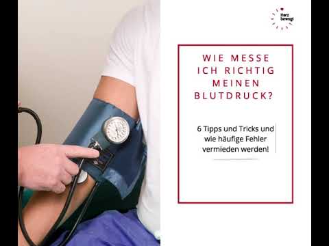 Tipps - Wie messe ich meinen Blutdruck richtig? I Herz bewegt informiert