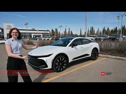 2026 Toyota Crown Platinum Sedan in Finish Line Red for sale at Gateway Toyota in Edmonton, AB