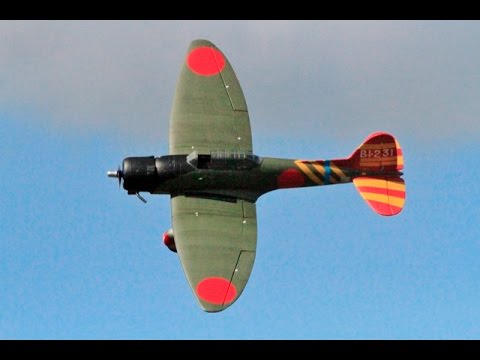 RC YT / ESM AICHI D3A "VAL" 81inch DIVEBOMBER - LEE AT RAF TIBENHAM BATTLE OF BRITAIN FLY-IN - 2015