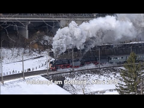 Gotthardbahn - Volldampf am Gotthard - 01 202, 012 086-7 und 50 3673 auf der Bergstrecke