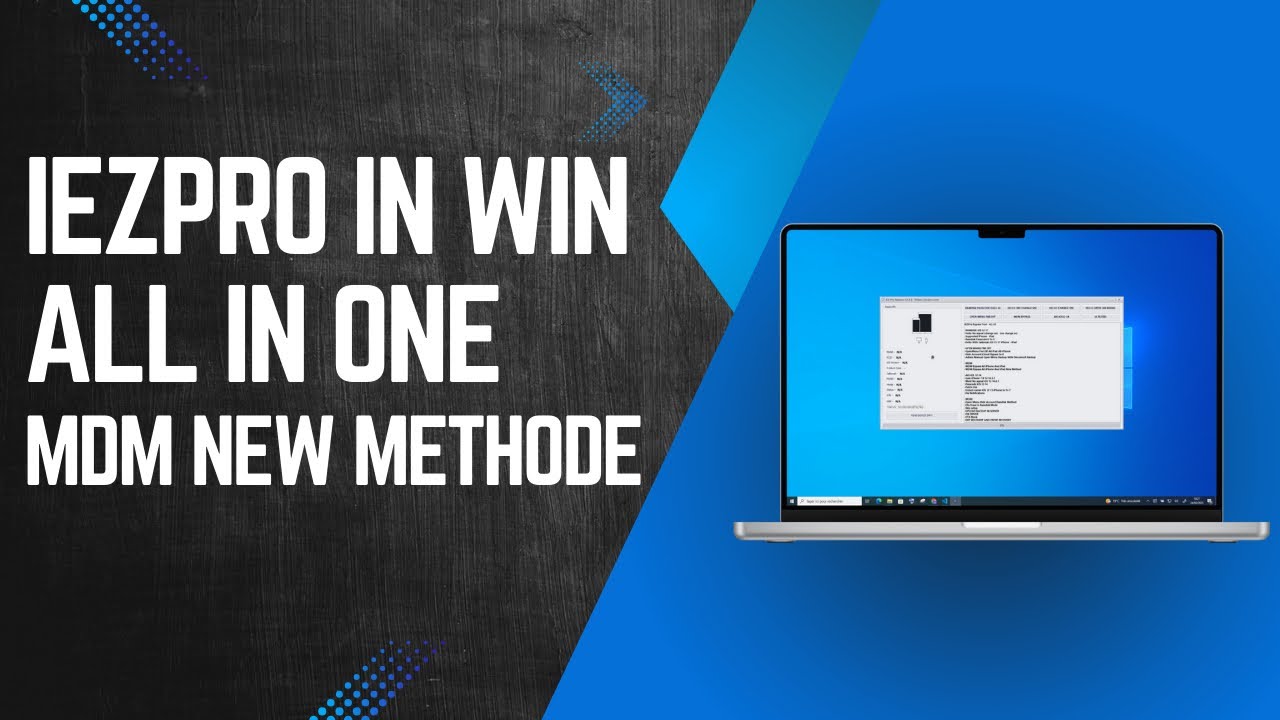 How To Make Mdm in your iPhone Or iPad with software iEZPro Bypass