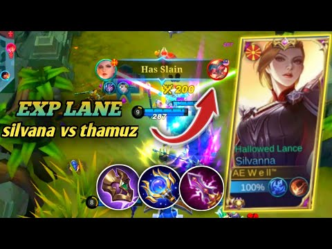 SILVANA VS THAMUZ|SILVANA BEST BUILD 2022|BUILD SILVANA TERSAKIT 2022|SILVANA EMBLEM SET AND BUILD