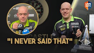 “JOUW WOORDEN, NIET DE MIJNE” | Michael van Gerwen bijt van zich af over de strijd om de Nederlandse nummer één