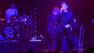 &quot;Aint No Stoppin Us Now&quot; Rick Astley@Electric Factory Philadelphia 2/11/17