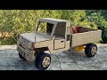 How To Make RC Mahindra Bolero Pick Up From Cardboard Very Simple DIY Mahindra Bolero Pick Up