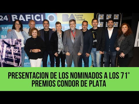 Presentacion de los nominados a los 71° premios Condor de Plata