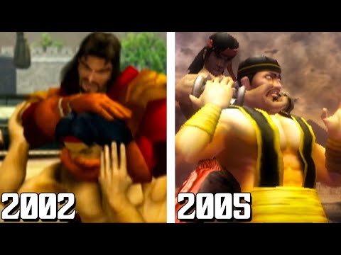 Shang Tsung Snapping Liu Kang's Neck vs Liu Kang Snapping Shang Tsung's Neck! (2002-2005)