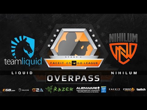 Liquid vs Nihilum - Overpass (FACEIT League 2015 Stage 2 NA)