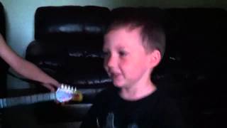 3-year-old sings Trapped in Static song