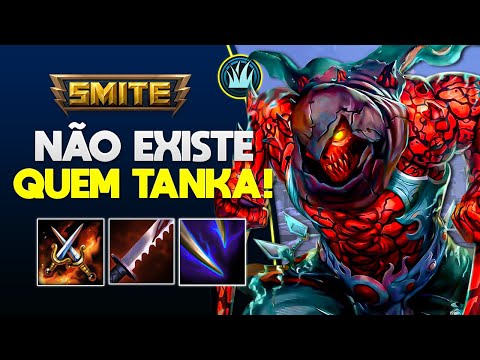 Não existe quem TANKA o dano do BAKA! BAKASURA JUNGLER - ⚡ Smite BR Conquista