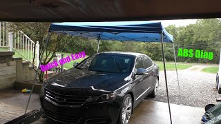 2014 Chevy Impala Low Tech ABS Diag