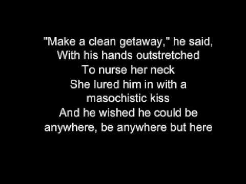 The Receiving End Of Sirens - Planning A Prison Break With Lyrics