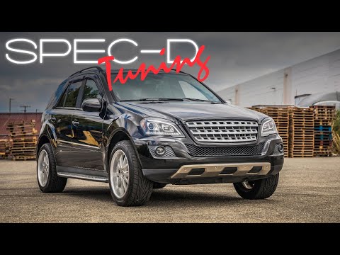 SPECDTUNING INSTALLATION VIDEO: 2009-2011 MERCEDES BENZ W164 ML-CLASS PROJECTOR HEADLIGHTS