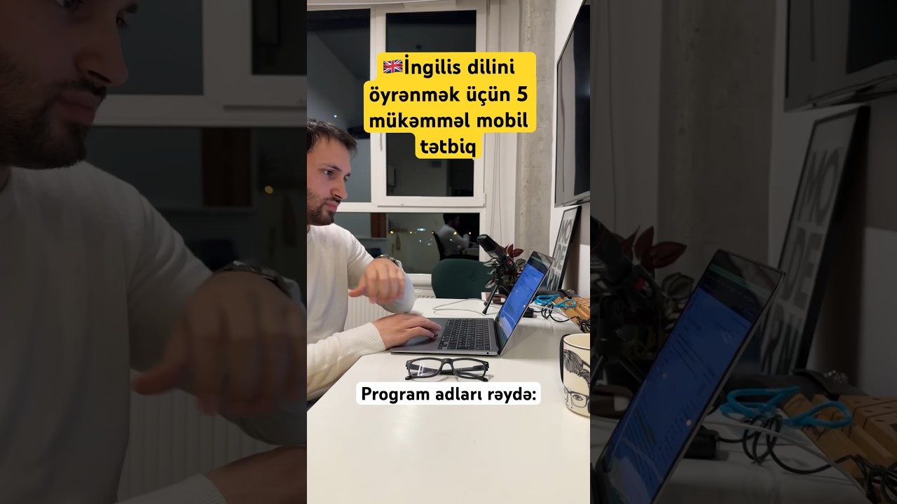 🇬🇧İngilis dili daha tez öyrən.